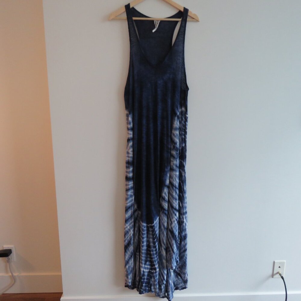 Free People Blue Tie-Dye Maxi Dress - Picture 2 of 15